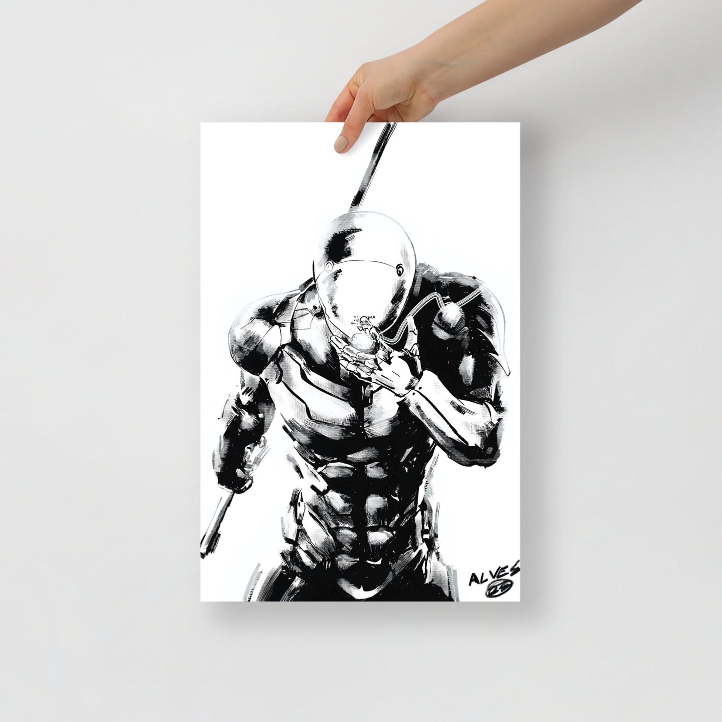 Cyborg Ninja MGS - Poster - Art Xtyle