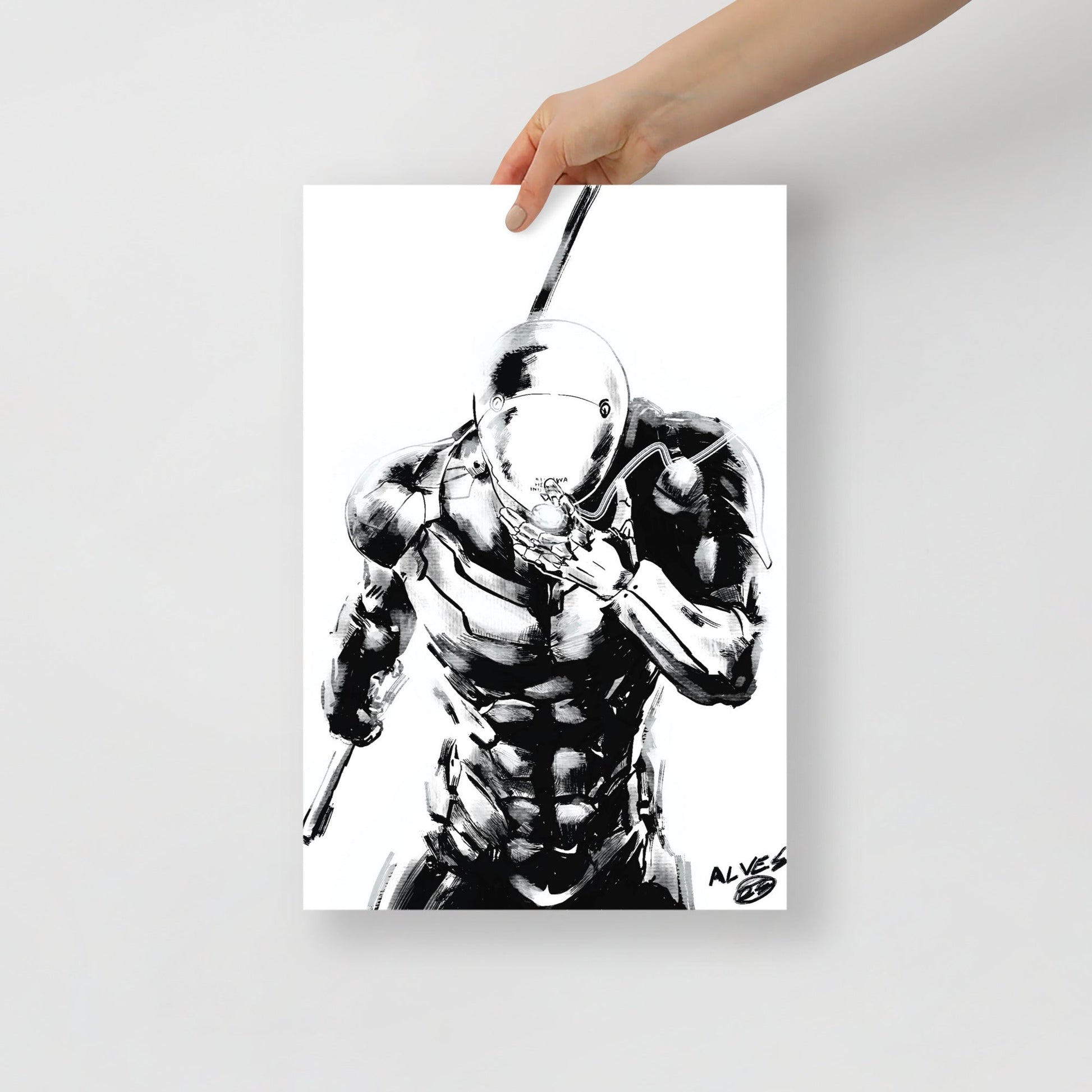 Cyborg Ninja MGS - Poster - Art Xtyle