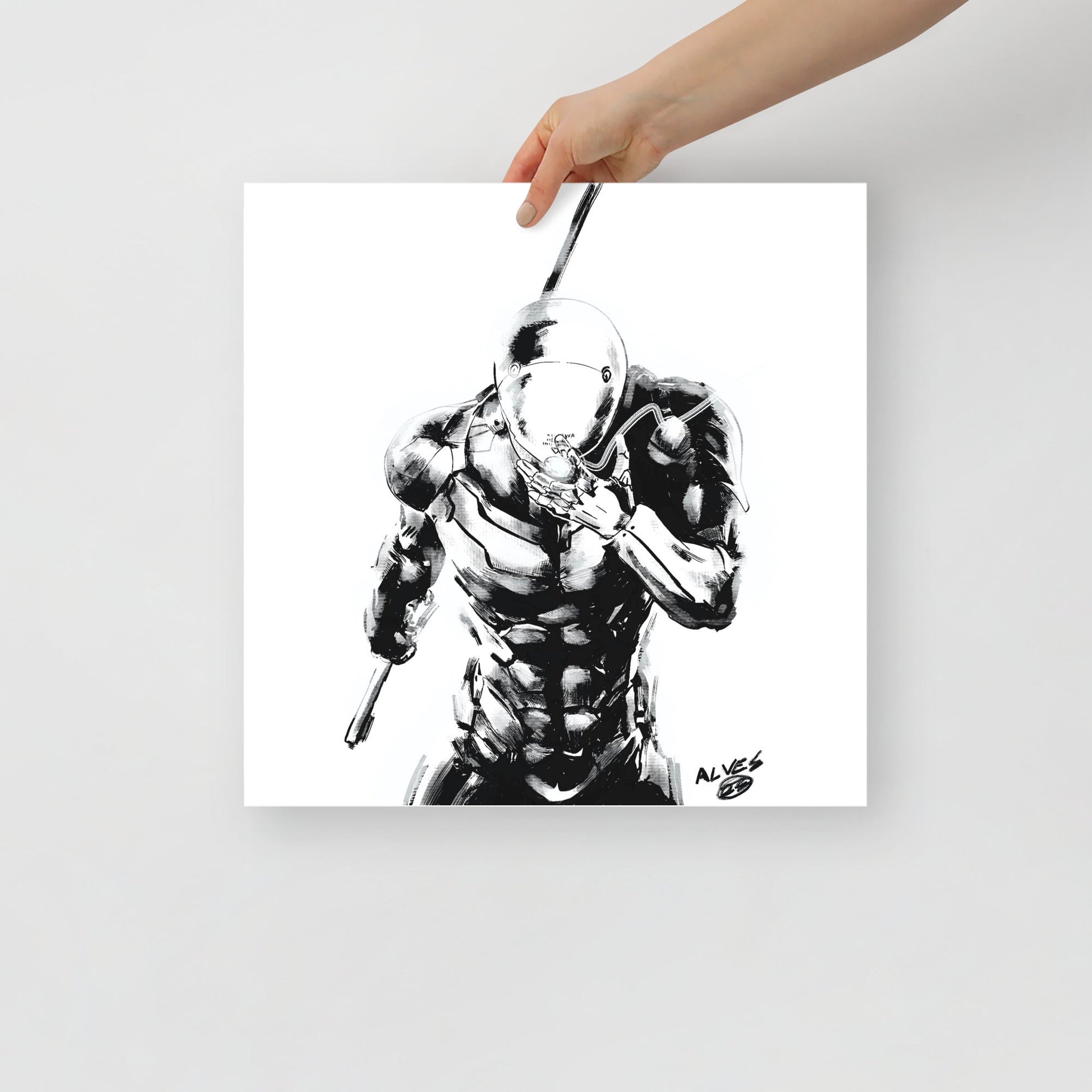 Cyborg Ninja MGS - Poster - Art Xtyle