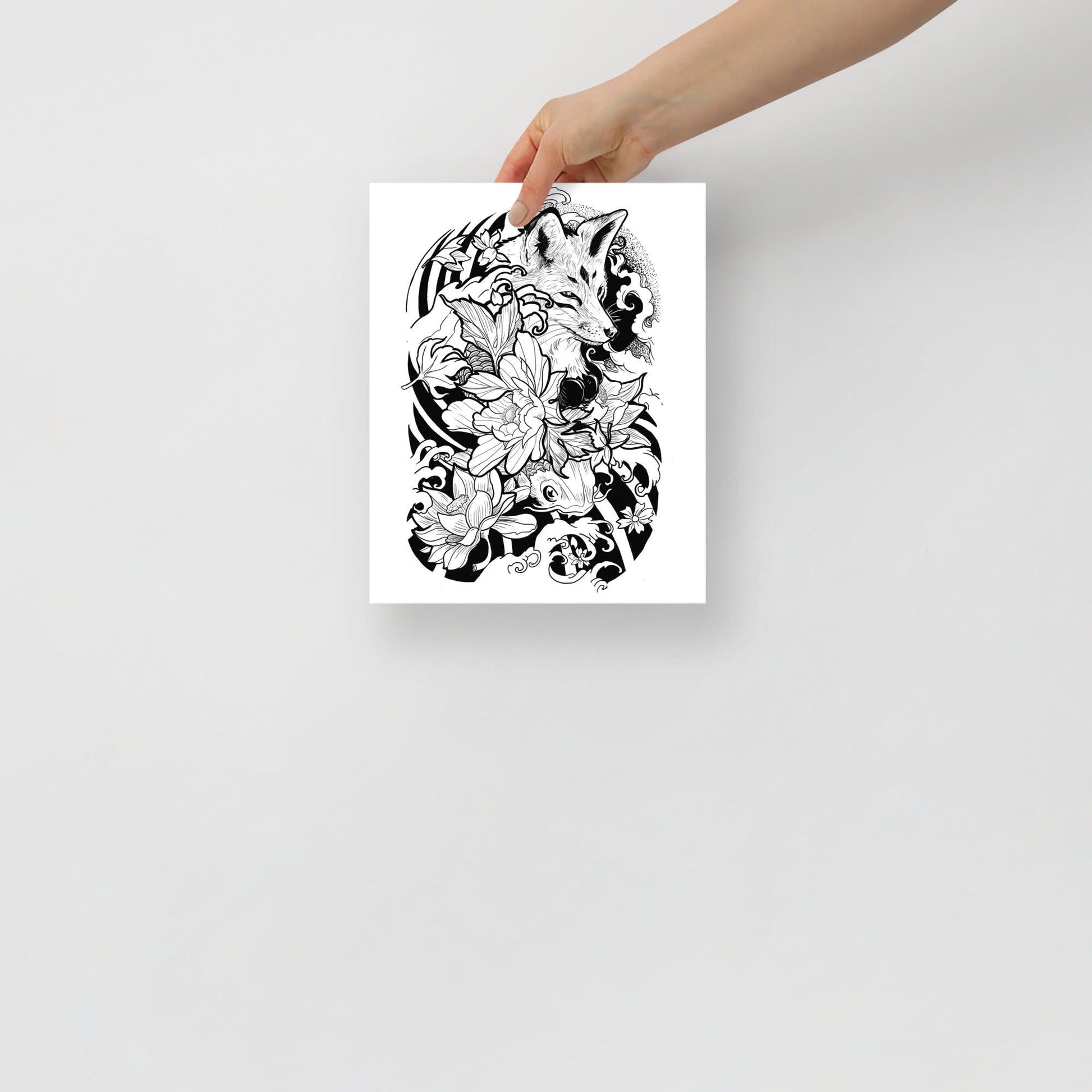 Fox Tattoo - Poster - Art Xtyle