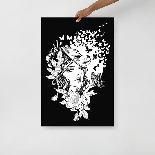 Lady Butterfly - Poster - Art Xtyle